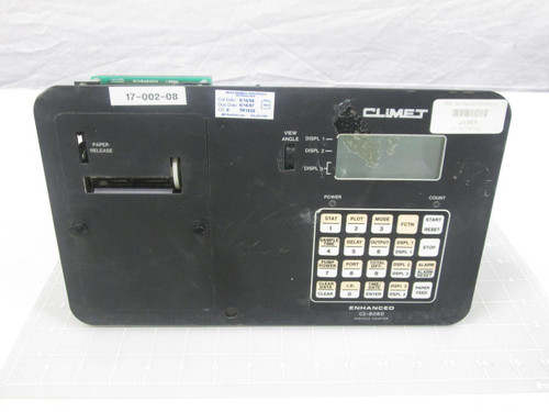 CLIMET CI-8060 PARTICLE COUNTER FRONT PANEL T68663