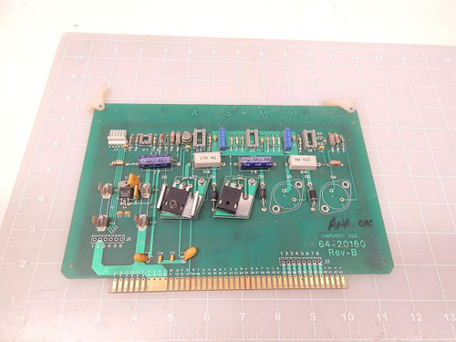 ASM ASSEMBLY AUTOMATION 64-20160 CIRCUIT BOARD T70875