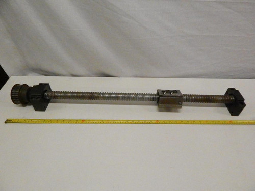 THK BNT 3610B A1H27 28L100 ROLLED BALL SCREW W/ TIMING PULLEY T72757