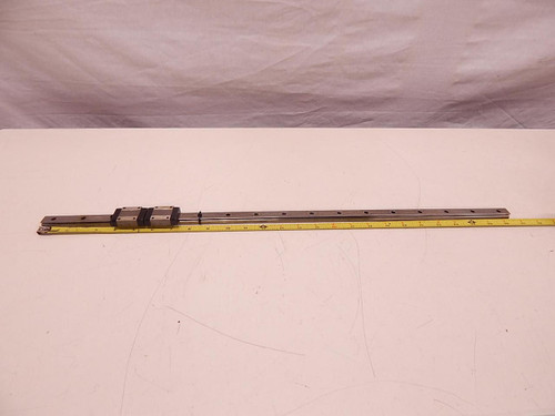 LOT OF 2 NSK BEARINGS W/ 27'' CNC LINEAR SLIDE RAILS