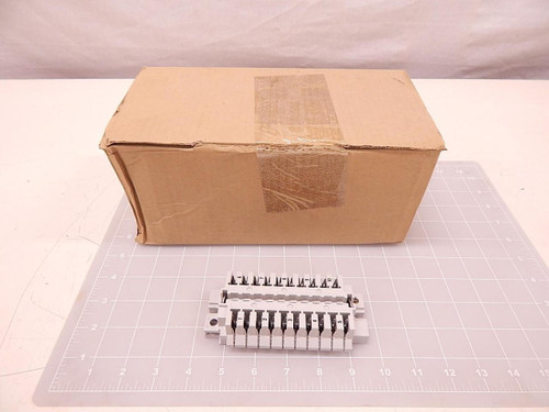 LOT OF 12 KRONE 6034 2 011-00 LSA-PLUS LSA-PLUS DROPWIRE CONNECTION MODULE 5/10 T79795