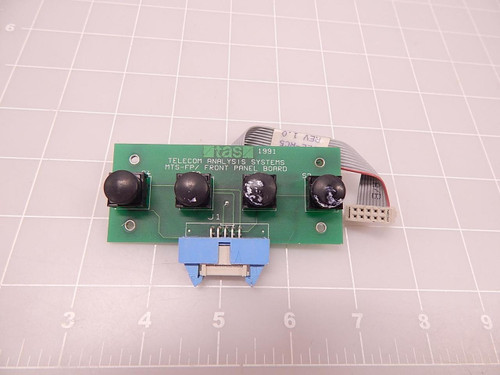 TELECOM ANALYSIS SYSTEMS WMI-W 3696 MTS-FP FRONT PANEL BOARD T78746
