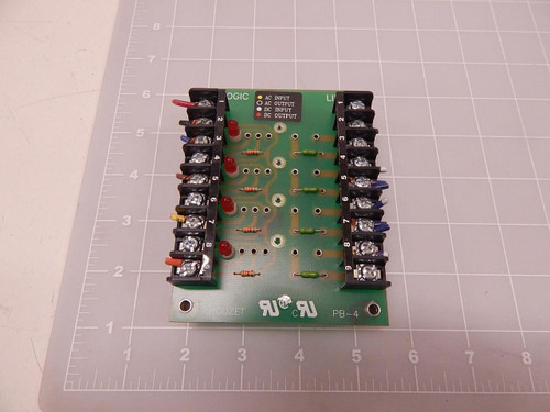 CROUZET 57-106/M PB-4 RELAY MODULE BOARD T80234