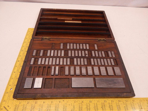 LOT OF 64 WEBER DO ALL STEEL GAUGE BLOCKS T75229