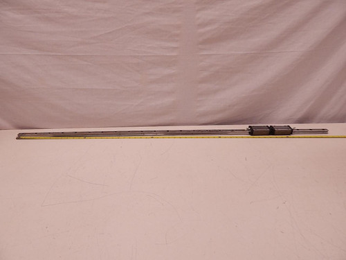 LOT OF 2 INA 87 U5 F-302507 468218962/1-2S-18 BEARINGS W/ 56'' CNC LINEAR SLIDE RAILS