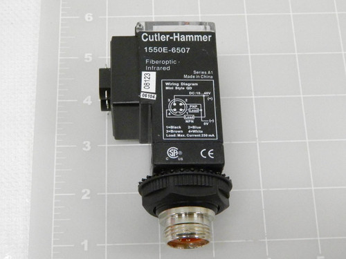 EATON 1550E-6507 CUTLER-HAMMER FIBEROPTIC-INFRARED- DC 10-40 V 250 MA T86778