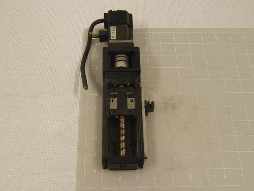 MITSUBISHI THK HC-PQ053 KR30 AC SERVO MOTOR W/ LINEAR ACTUATOR T85483