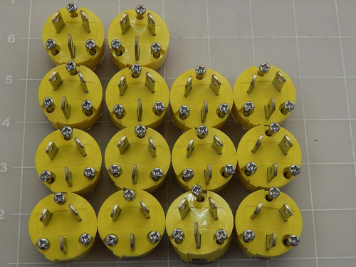 LOT OF 14 WOODHEAD 40-1407CA 1301560005 MALE INSERT ASSEMBLY T87408