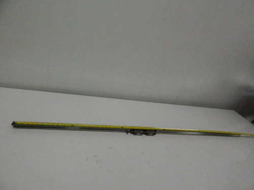 LOT OF 2 R165121420 BEARINGS W/ 65 IN RAIL T87225