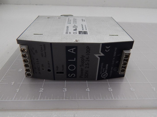 Sola/Hevi-Duty, EGS SDN 2.5-24-100P Power Supply T89775 For Sale