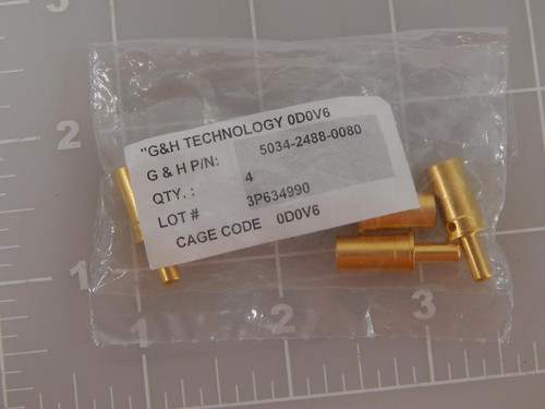 LOT OF 4 G & H TECHNOLOGY 5034-2488-0080 0D0V6 T87838
