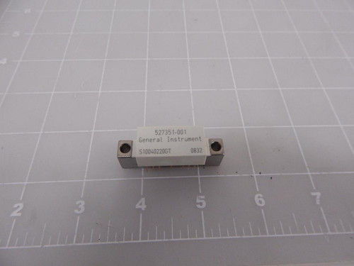 General Instrument 527351-001, S10040220GT RF Amplifier 40-1000MHz Gain 20dB NF 4dB GaAs T91441 For Sale