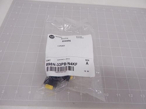 Allen Bradley 898N-33PB-N4KF Circular Metric Connectors MiniBoss 3 Pin Tee Adapter T91472 For Sale