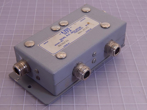 EMR 8650/34 Dual R.F. Isolator T94630 For Sale