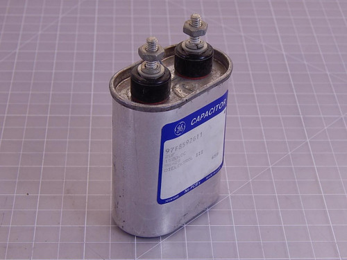 Lot of 2 GE, General Electric 97F8592G11 Capacitors 2 uF 1500 VDC T94696 For Sale