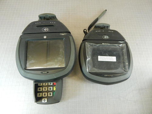 Lot of 2 Hypercom SKP4150, L4150 Optimum Payment Terminals T100206 For Sale