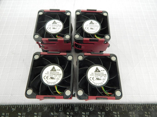Lot of 4 Delta Electronics FFR0612DHE DC Brushless Fan T103164 For Sale