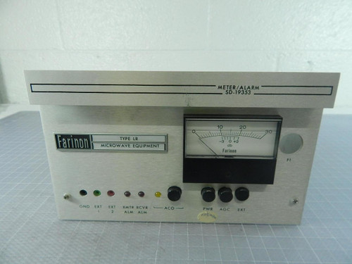 Farinon SD-19353 TYPE LR Meter/Alarm Microwave Equipment T101838 For Sale