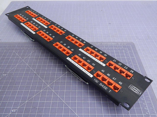 Hubbell MCC48100BT19 48 Port Patch Panel T102497 For Sale