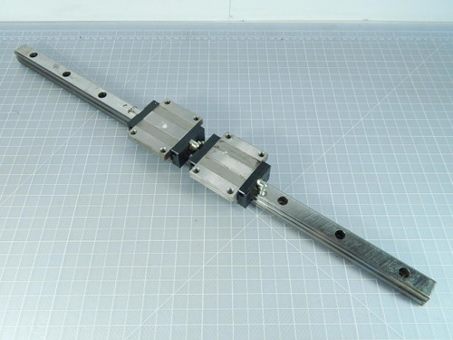 Lot of 2 NSK LH20 Bearings on a 21 In Rail T105196 For Sale