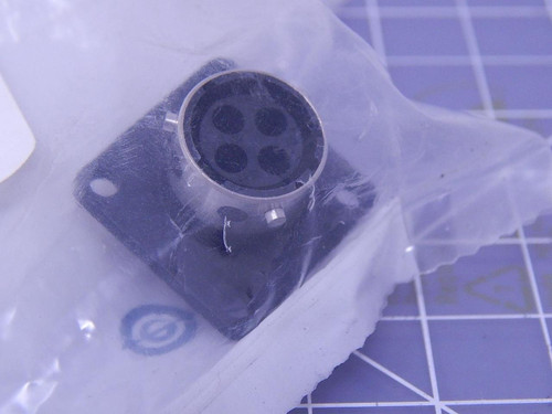 Lot of 2 Souriau UTG0104S Female Square Flange Receptacle 48H Salt Spray T108600 For Sale