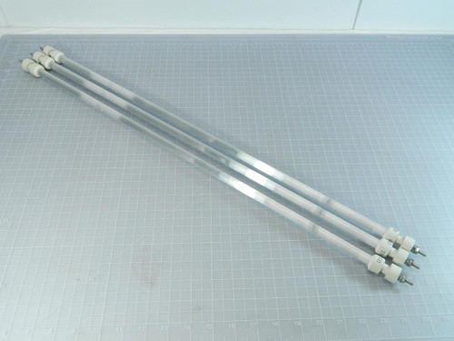 Lot of 3 GQ1008PI-12 Infrared Quartz Heating Tube T107029 For Sale
