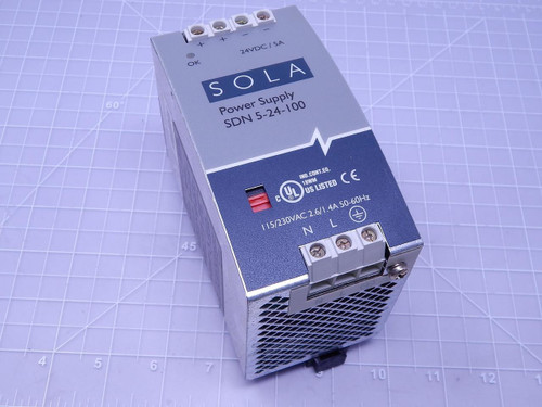 Sola SDN 5-24-100 Power Supply T112905 For Sale