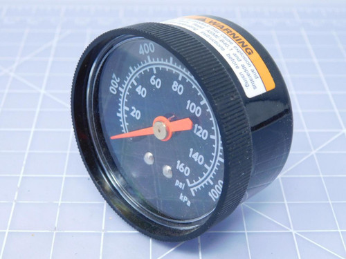 Parker P781642 Pressure Gauge 1/4 NPT 0-160 PSI/KPA/BAR T121230 For Sale