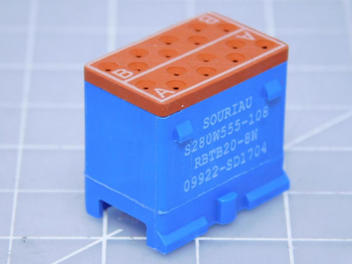 Lot of 230 Souriau S280W555-108 Terminal Junction Module T119449 For Sale
