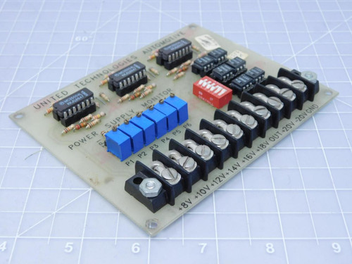 United Technologies Automotive Power Supply Monitor Board T118212 For Sale