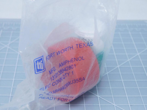 Amphenol D38999/26WJ35SA Circular MIL Spec Connector 128P SIZE 25 T126837 For Sale