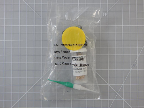 Corsair MS27497T18B35P    Circular MIL Spec Connector 66 P Sz 18 Recpt Pin w/ Circular MIL Spec Contacts For Sale