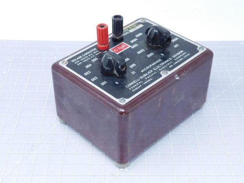 Cornell-Dubilier CDA Decade Capacitor CDA-5 600VDC 220VAC Vintage T125548 For Sale