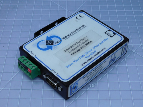 Real Time Automation 460ETCMM    EtherNet/ IP Tag Client/ Modbus RTU Master For Sale