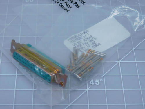 Lot of 8 Cinch M24308/2-3F Crimp and Pokereceptacle Contacts included 25 position T127097 For Sale