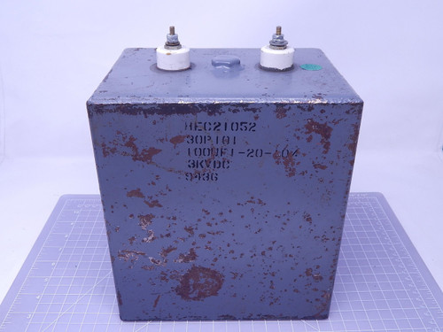 HE021052    Capacitor 100 uF 3 KVDC For Sale
