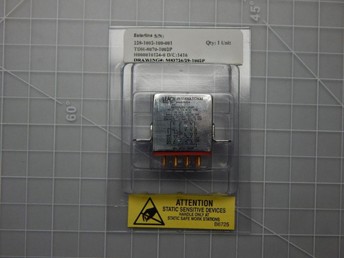 Leach M83726/29-1002P    Relay Hybrid Time Delay (on Release) Class B For Sale
