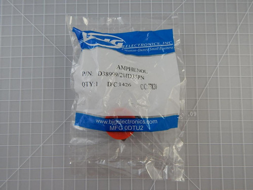 Amphenol D38999/20JD35PN    Circular MIL Spec Connector STRAIGHT PLUG; TV-R For Sale