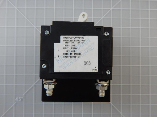 Heinenmann AM3R-C3-LK97D-NU    3 Pole 70A 250 VAC Sealed Circuit Breaker for Helicopter For Sale