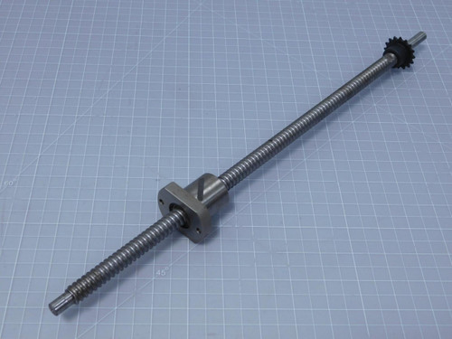 THK BTK 1404C AX-1A24   Ball Screw on a 19 In Rail For Sale