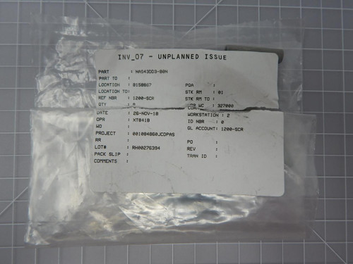 Lot of 10  NAS43DD3-80N    Hardware For Sale