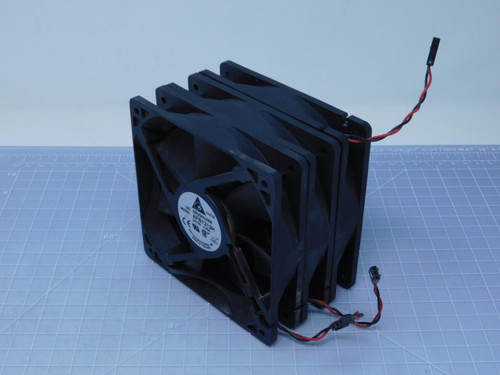 Lot of 3 Delta Electronics AFB1212H    DC Brushless Fan 12V 0.35A For Sale