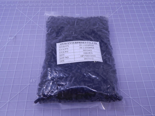 Lot of 1000 Ovis FF-1-STOPPER    Rubber Stoppers For Sale