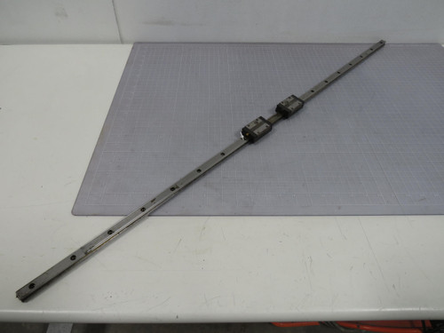 Lot of 2 THK SSR15  CNC Slide Rail Bearings w 41 Inch Rail For Sale