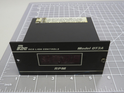 Red Lion Controls DT3A0400  Digital Tachometer / Rate Indicator Module For Sale