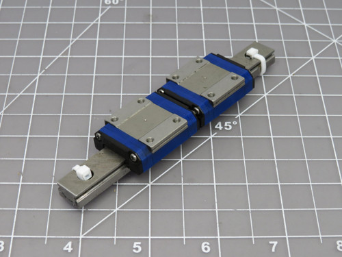 Lot of 2 NSK PU12  Bearings on 4.5 Inch Rail For Sale