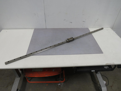 THK SHS25  LM Guide Linear Bearing on 59 Inch Rail For Sale