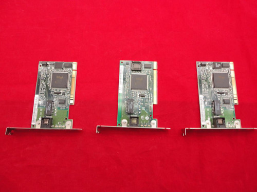LOT OF 3 HP 701738-003 NIC INTEL 10/100 PCI NETWORK CARDS T20441