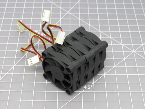 Lot of 5 T & T MW-410H12B  3-Wire 40x10mm Fan For Sale