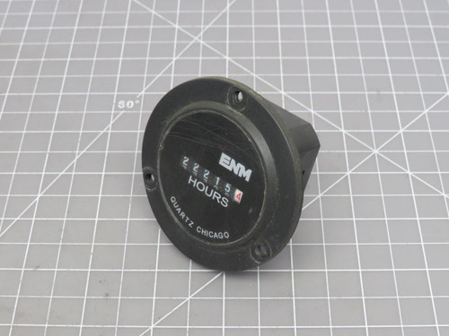 ENM T50B4  AC Hour Meter II 6-Digit 2.8 In 3-Hole For Sale